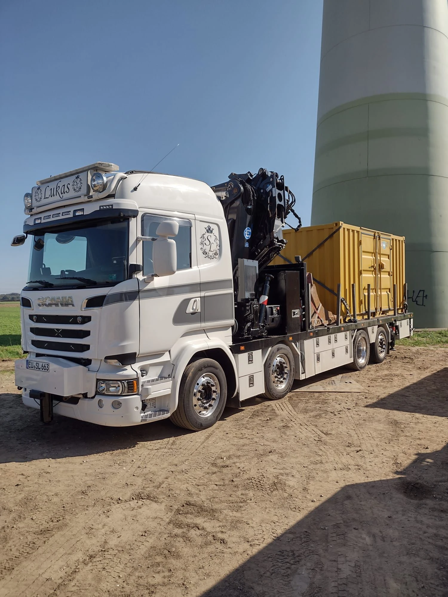 Rollkran von Sylvio Lukas Transporte